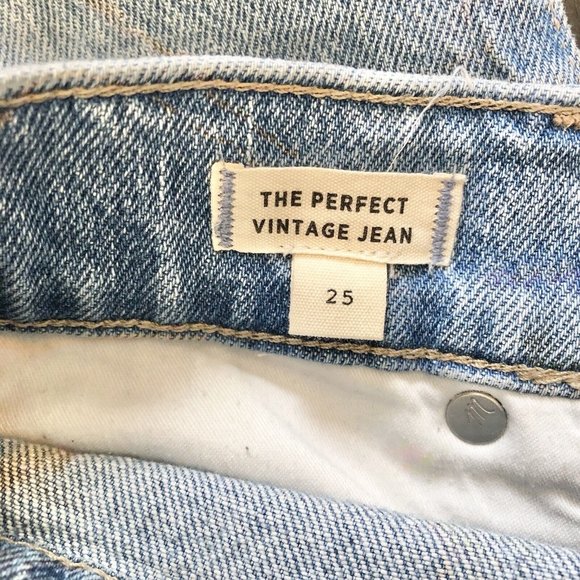 Madewell The Perfect Vintage Jeans Size 25 Women's Ainsworth $128 - Picture 7 of 7